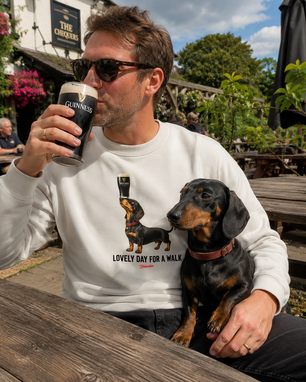 Saucisse - Lovely Day for Walk  - Unisex Sweater