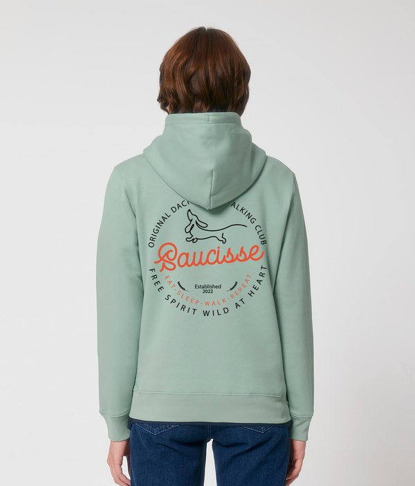 Saucisse Dog Walking Club Logo Unisex Hoodie