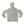 Plain back of the Moon Grey Heather Saucisse Colour Me Dachshund unisex hoodie, with no back print.