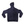Plain back of the Navy Saucisse Colour Me Dachshund unisex hoodie, with no back print.