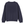 Plain back of the Navy Saucisse Colour Me Dachshund unisex sweater, with no back print.