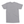 Plain back of the Heather Grey Saucisse Colour Me Dachshund unisex T-shirt, with no back print.