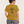 Rear studio view of the Ochre Saucisse I Like Dachshunds More Than People unisex T-shirt, with centred outline artwork raised slightly towards the shoulders.
