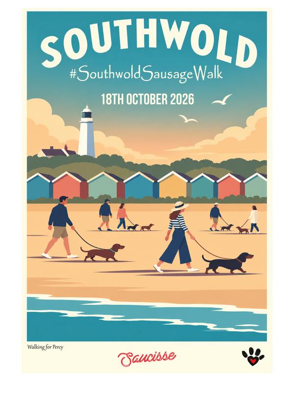 Saucisse - Southwold Sausage Dog Walk 2026 - Limited Edition Unisex Sweater