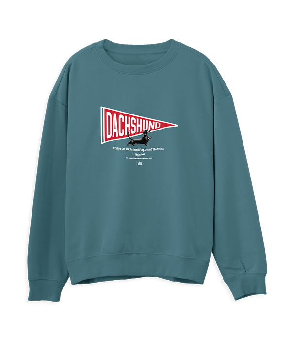 Saucisse - Flying the Dachshund Flag Worldwide - Sweater