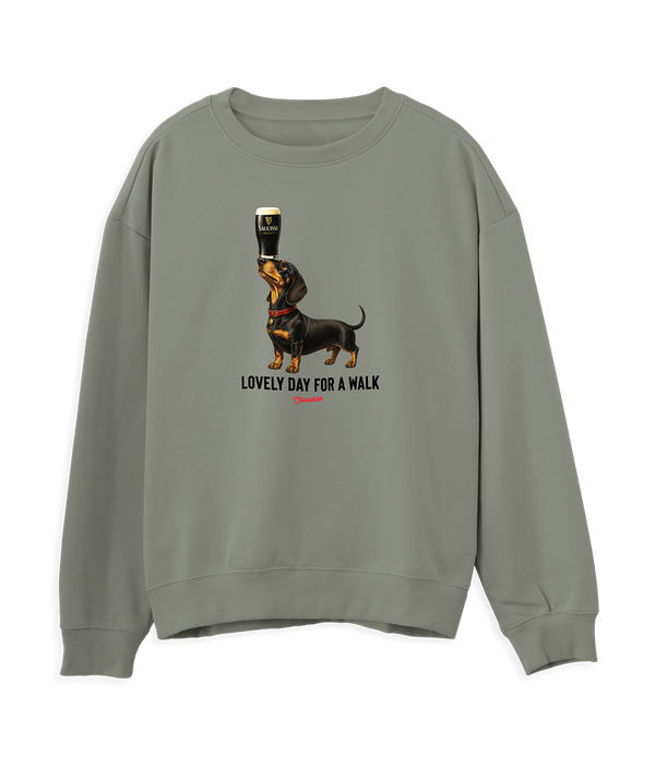 Saucisse - Lovely Day for Walk  - Unisex Sweater
