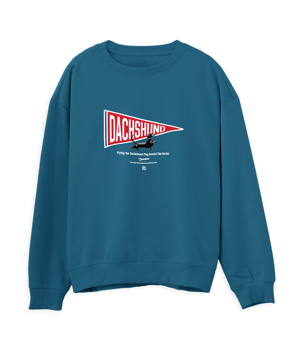 Saucisse - Flying the Dachshund Flag Worldwide - Sweater