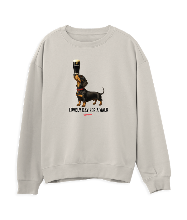 Saucisse - Lovely Day for Walk  - Unisex Sweater