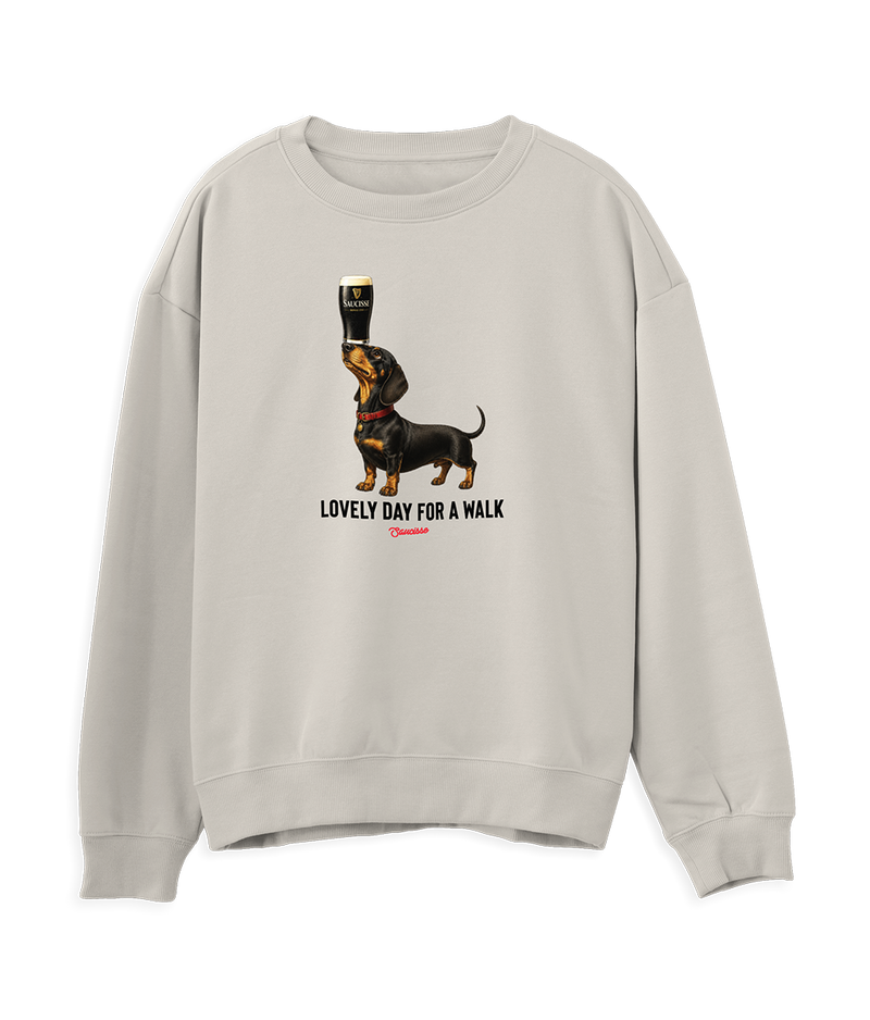 Saucisse - Lovely Day for Walk  - Unisex Sweater