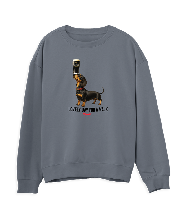 Saucisse - Lovely Day for Walk  - Unisex Sweater