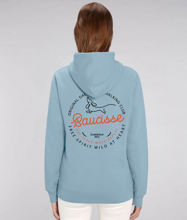 Saucisse Dog Walking Club Logo Unisex Hoodie