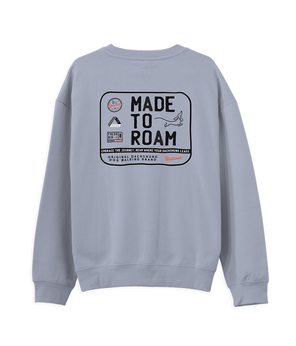Made to Roam sweater - Serene Blue - back