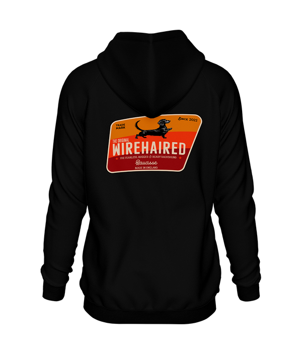 NEW Saucisse - Original Wirehaired Design - Unisex Zip Hoodie