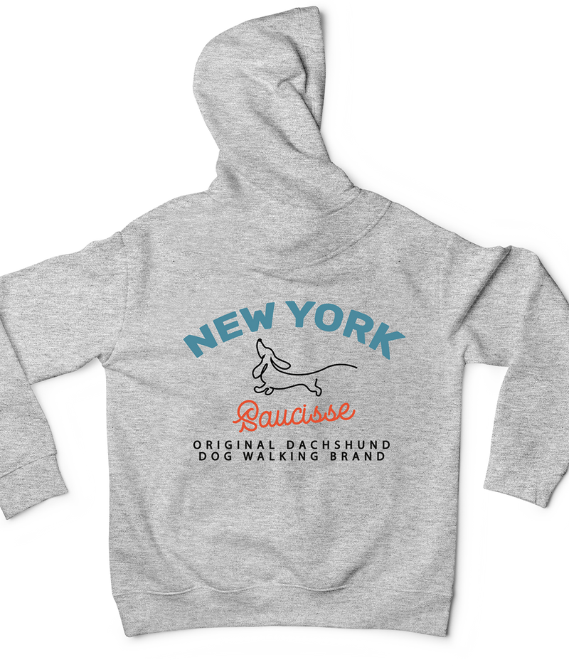 Saucisse - New York Dachshund Dog Walking Club - Unisex Hoodie
