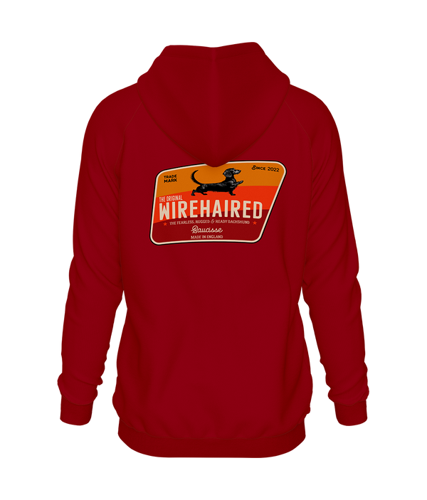 NEW Saucisse - Original Wirehaired Design - Unisex Zip Hoodie