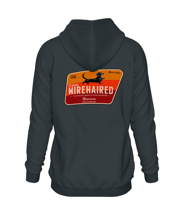 NEW Saucisse - Original Wirehaired Design - Unisex Zip Hoodie