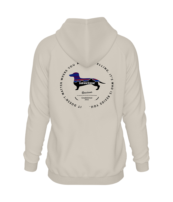 NEW - Travelling Saucisse - Unisex Zip Hoodie