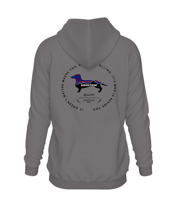 NEW - Travelling Saucisse - Unisex Zip Hoodie