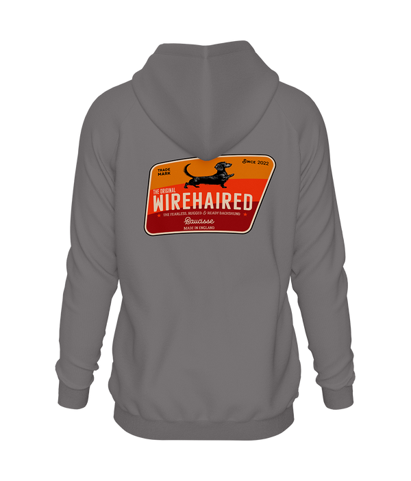 NEW Saucisse - Original Wirehaired Design - Unisex Zip Hoodie