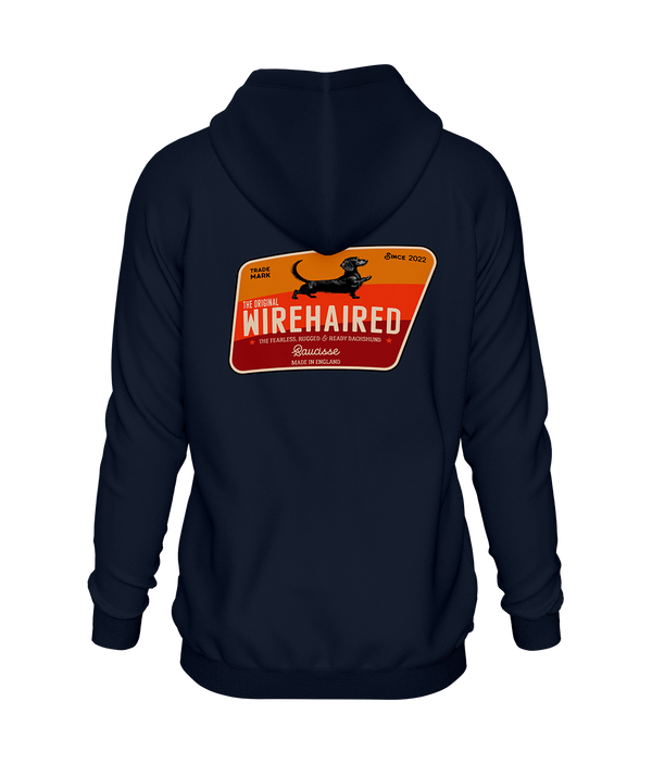NEW Saucisse - Original Wirehaired Design - Unisex Zip Hoodie