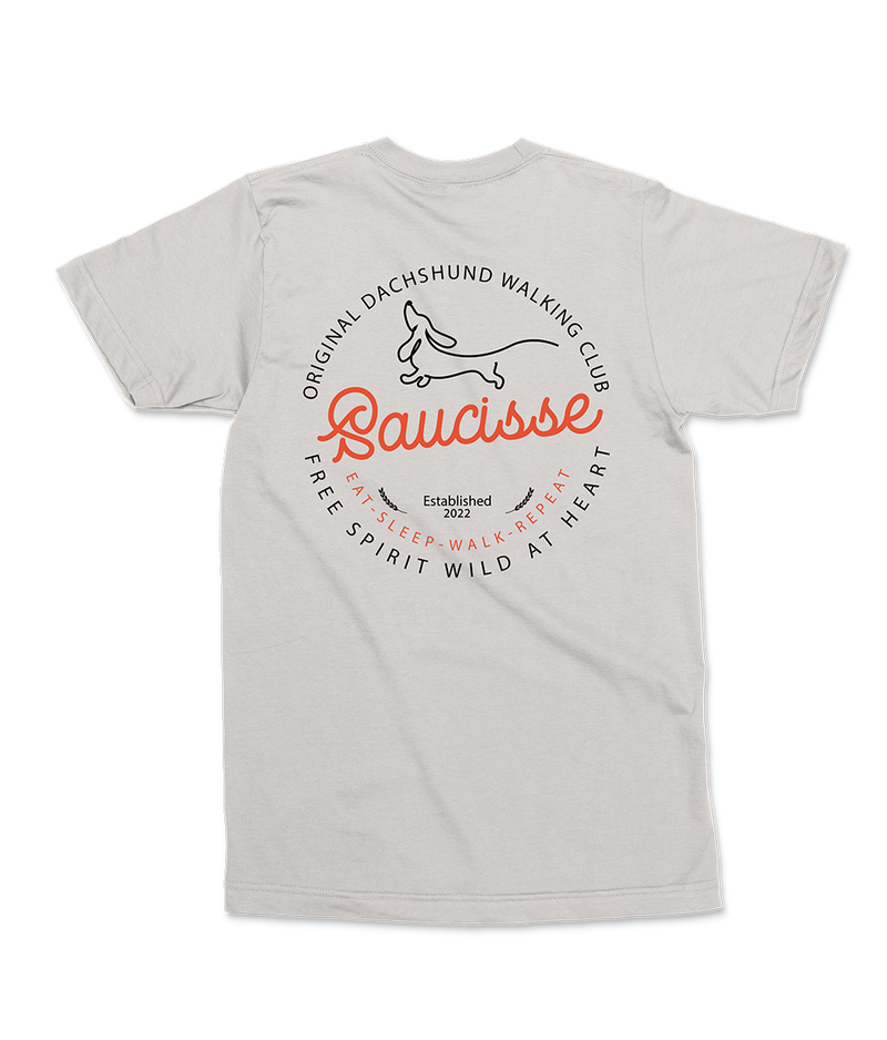 New Colours - Saucisse Dog Walking Club - Unisex T-shirt (Outlet)