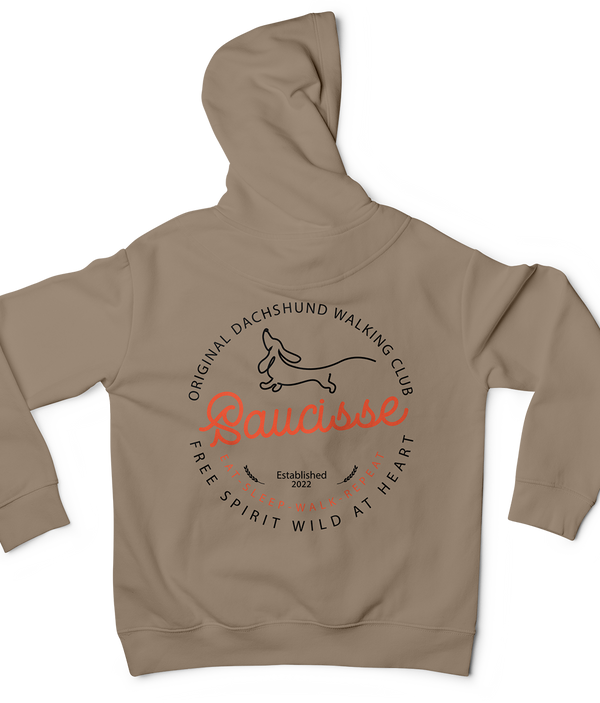 Saucisse Dog Walking Club Logo Unisex Hoodie