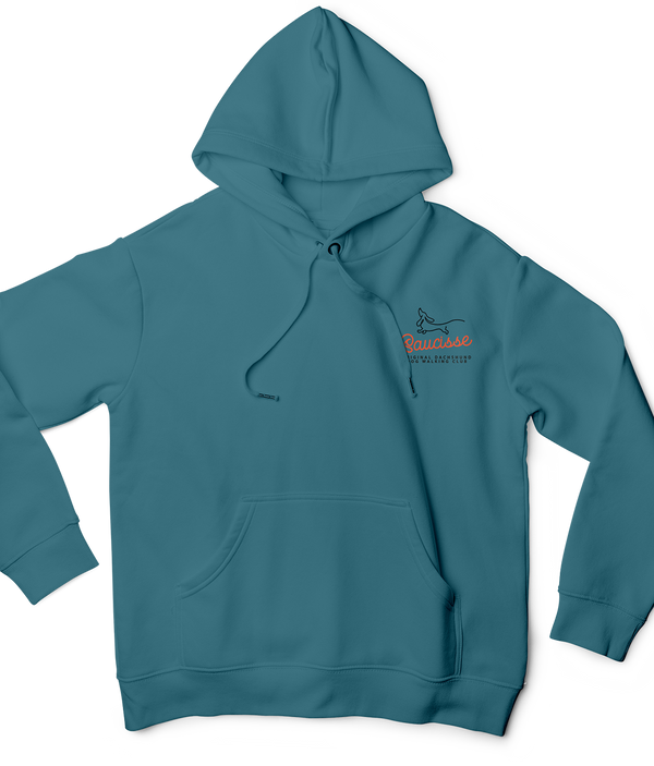 Saucisse Dog Walking Club Logo Unisex Hoodie