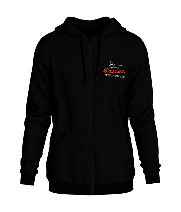 New Saucisse Dog Walking Club Logo - Zipped Hoodie