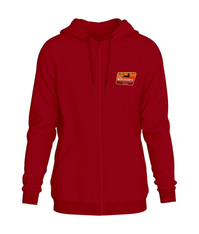 NEW Saucisse - Original Wirehaired Design - Unisex Zip Hoodie