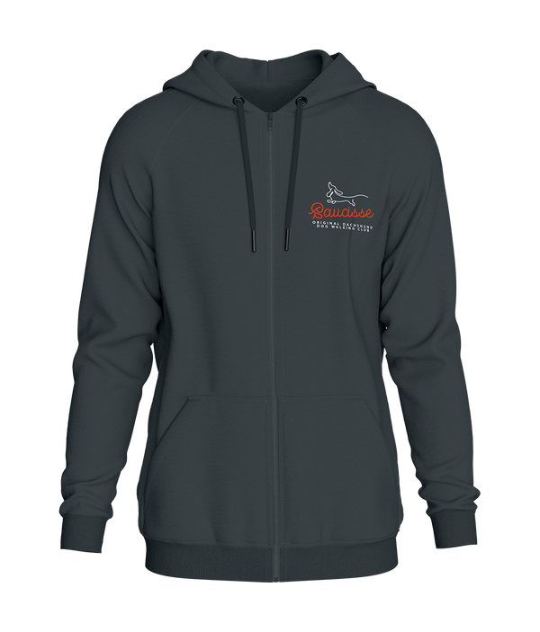 New Saucisse Dog Walking Club Logo - Zipped Hoodie