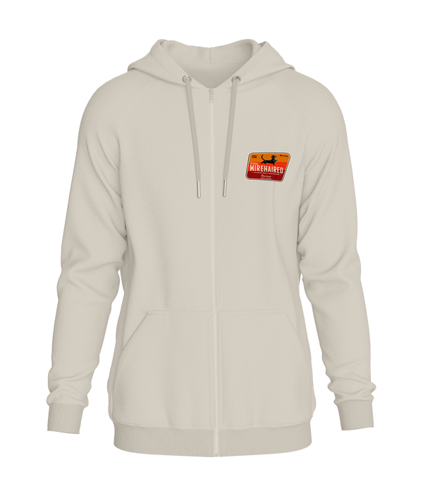 NEW Saucisse - Original Wirehaired Design - Unisex Zip Hoodie
