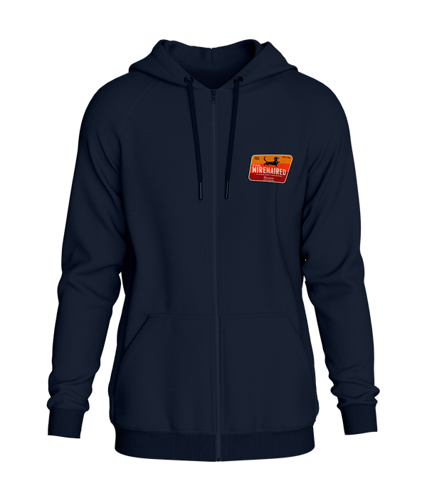 NEW Saucisse - Original Wirehaired Design - Unisex Zip Hoodie