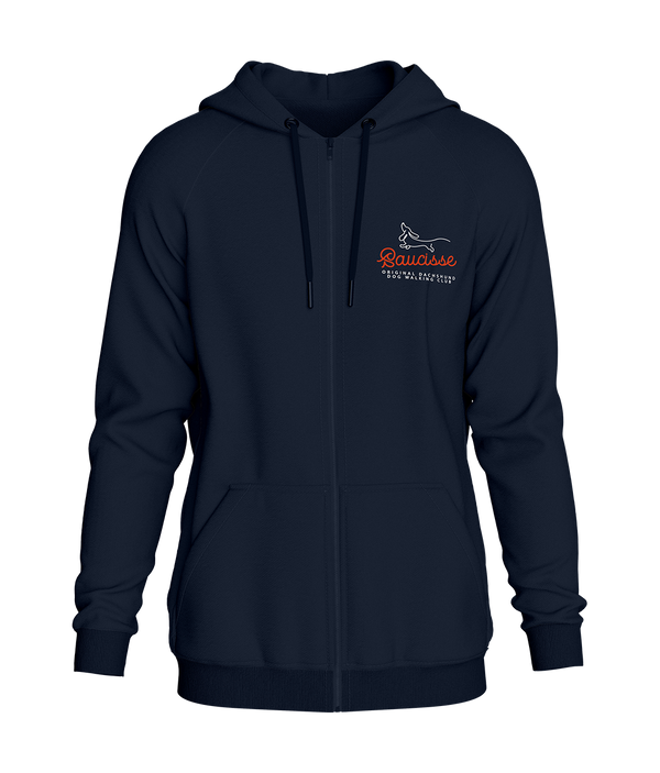 New Saucisse Dog Walking Club Logo - Zipped Hoodie