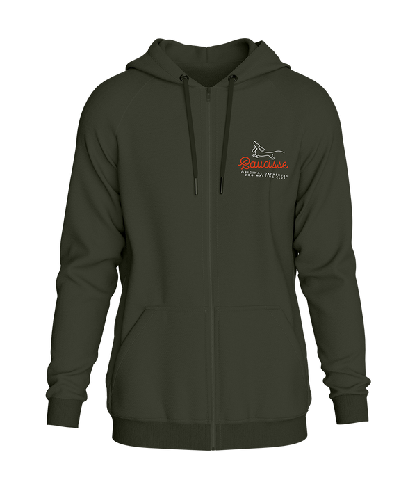 New Saucisse Dog Walking Club Logo - Zipped Hoodie