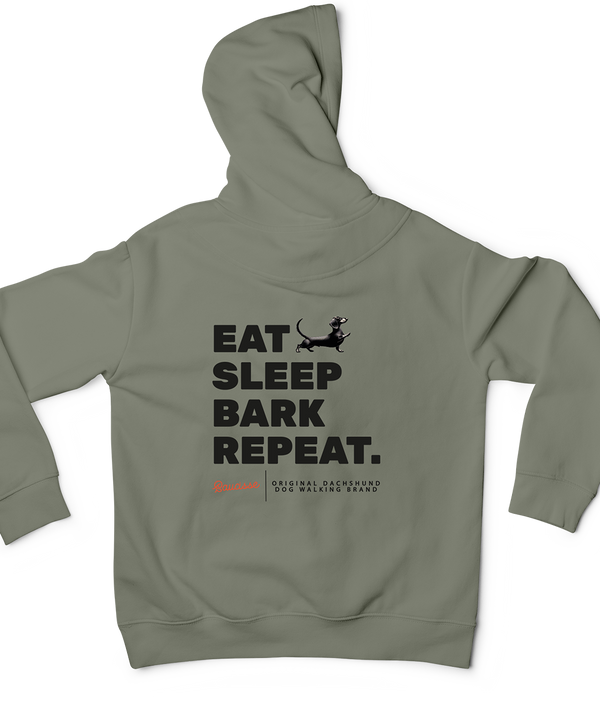 NEW! - Eat, Sleep, Bark, Repeat! Saucisse Hoodie