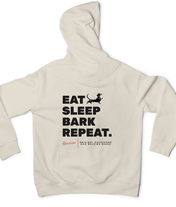 NEW! - Eat, Sleep, Bark, Repeat! Saucisse Hoodie