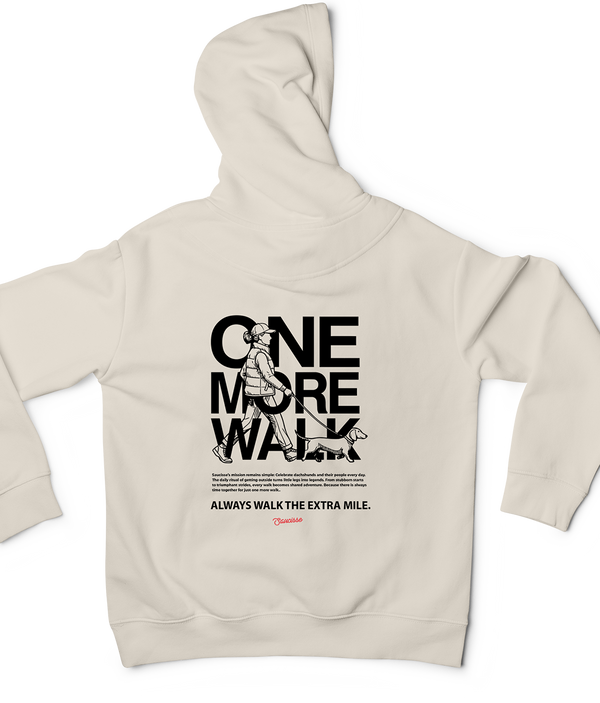 Saucisse - One More Walk - Womens Hoodie