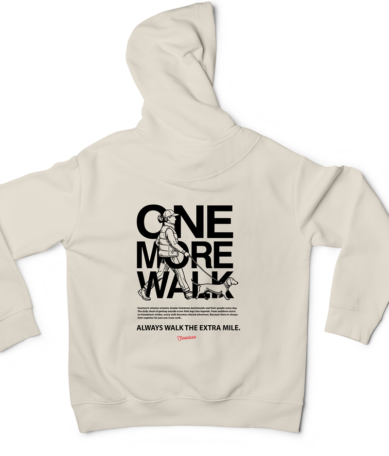 Saucisse - One More Walk - Womens Hoodie