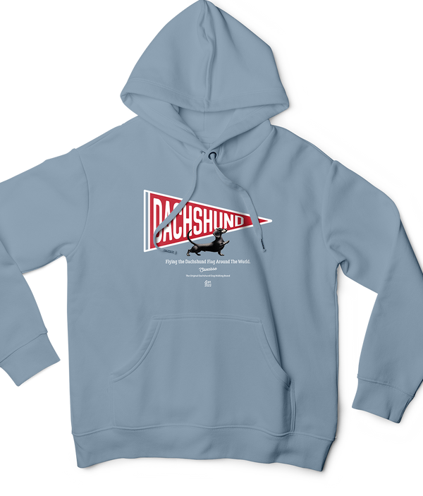 NEW - Saucisse - Flying the Dachshund Flag Around the World