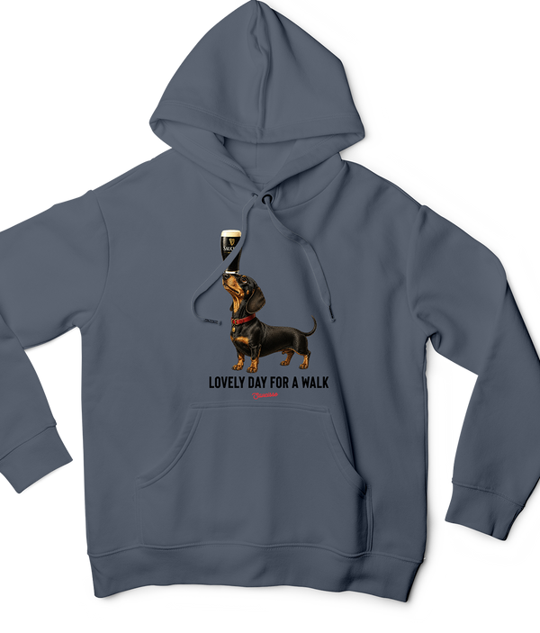 Saucisse - Lovely Day For  Walk - Unisex Hoodie