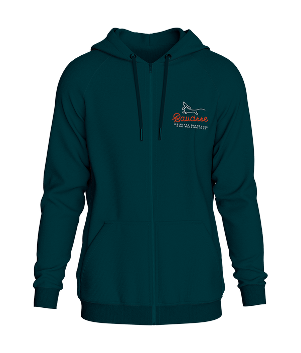 New Saucisse Dog Walking Club Logo - Zipped Hoodie