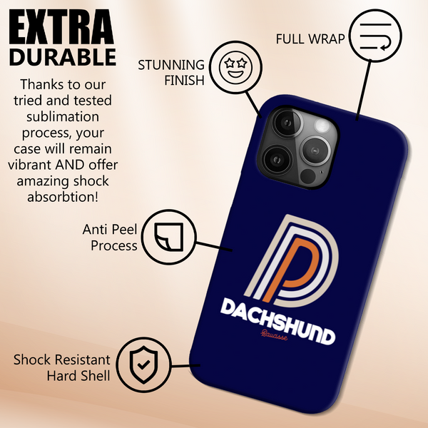 Saucisse - D is Dachshund - High Gloss Slim Phonecase