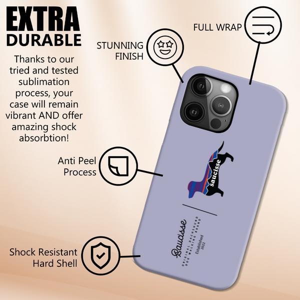 Saucisse - Adventure Travels - High Gloss Phone Cases