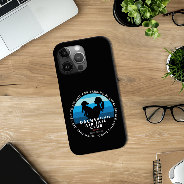 Saucisse Dachshund Air Jail Club - High Gloss Phone Case