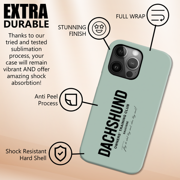 Saucisse Dachshund Training Club - Gloss Phone Case