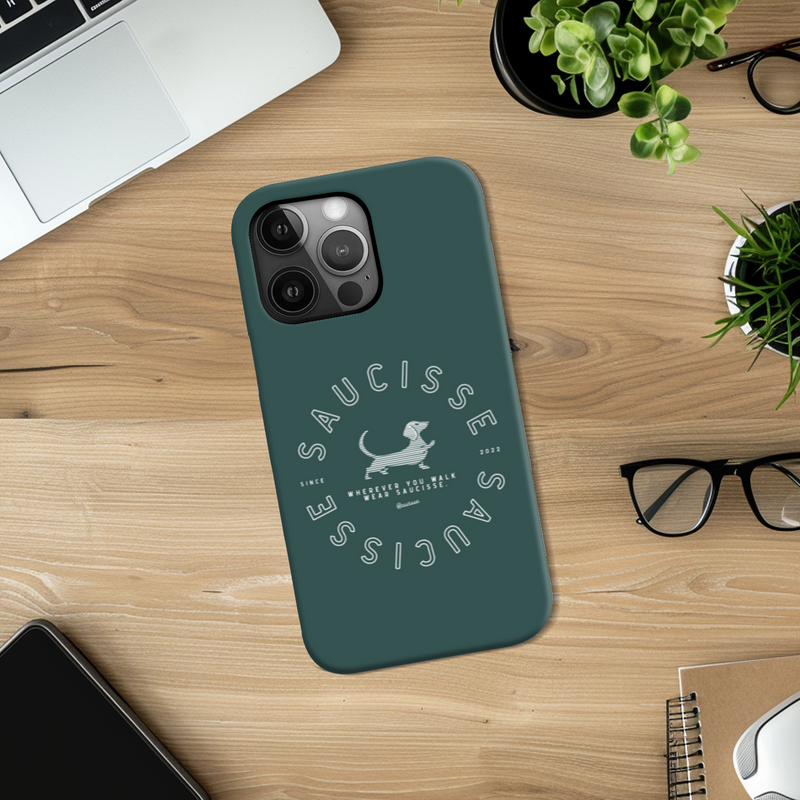 Wherever You Walk, Wear Saucisse! - High Gloss Phone Case