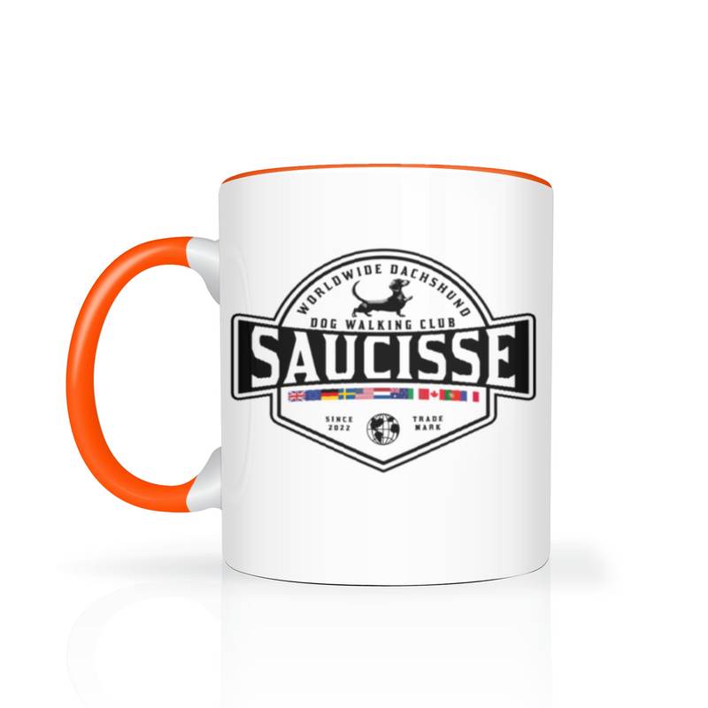 Saucisse Worldwide Dachshund Dog Walking  Club - Mug