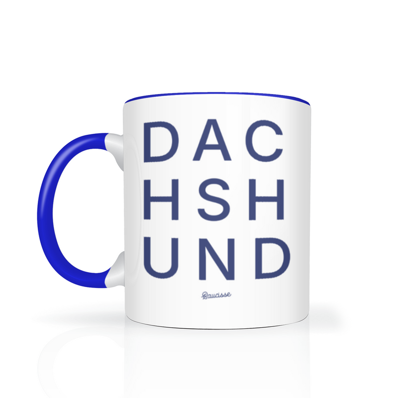 DACHSHUND - High Gloss Coloured Mug
