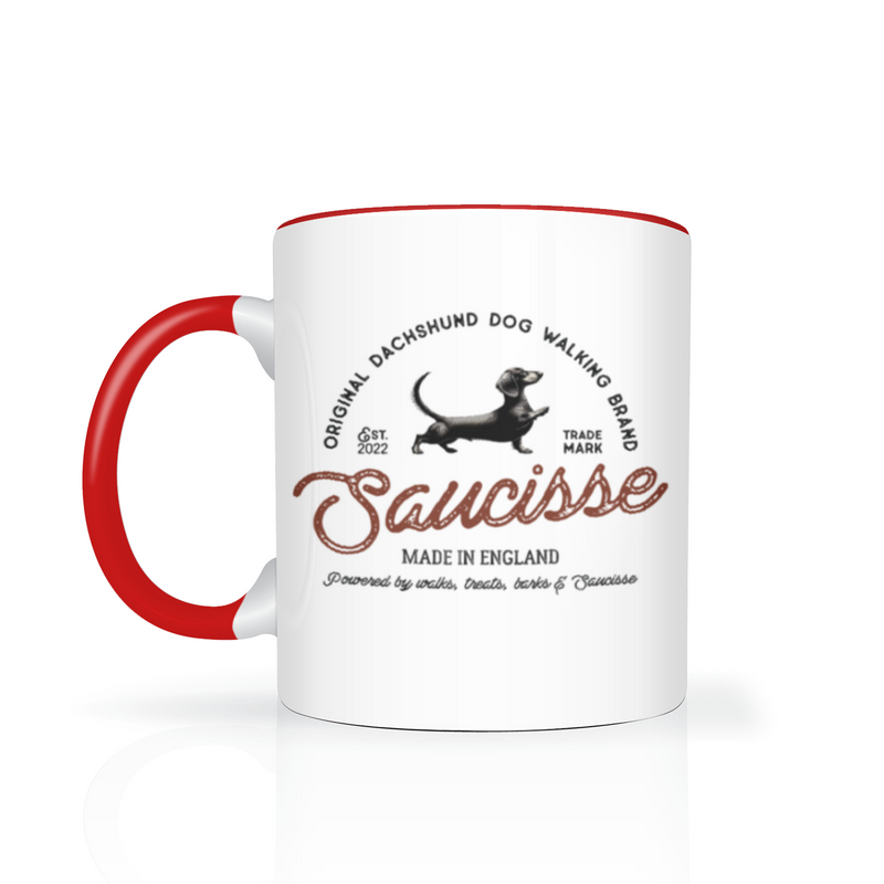 Vintage Saucisse Logo - High Gloss Coloured Mug