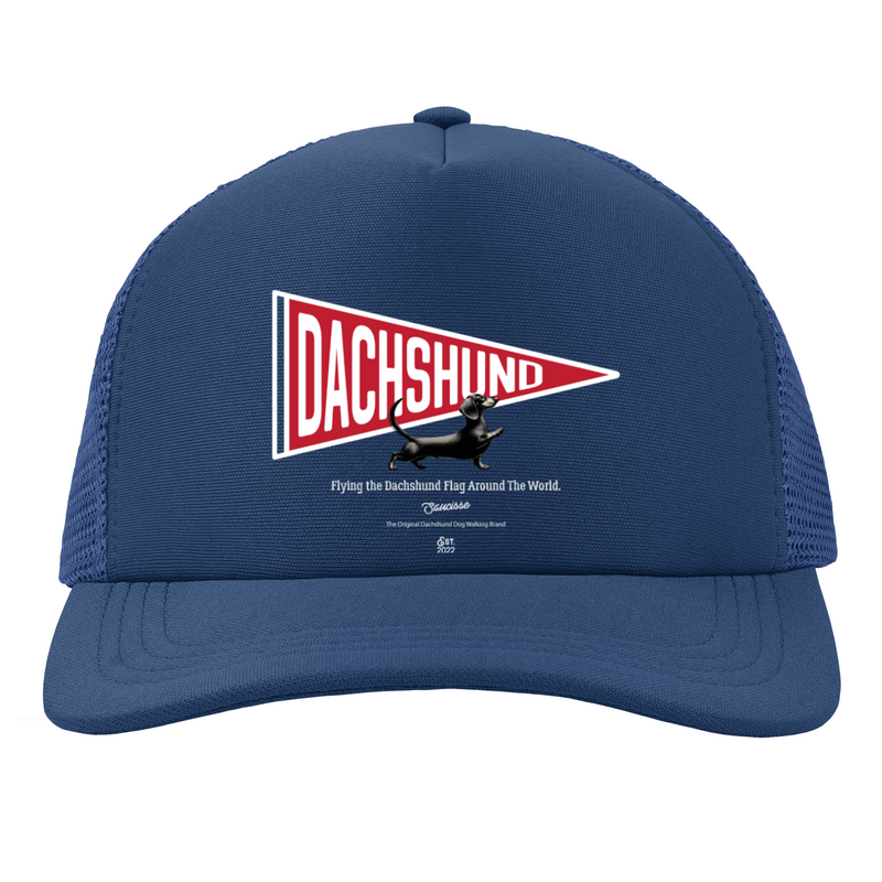 Saucisse - Flying The Dachshund Flag Around The World - Trucker Cap
